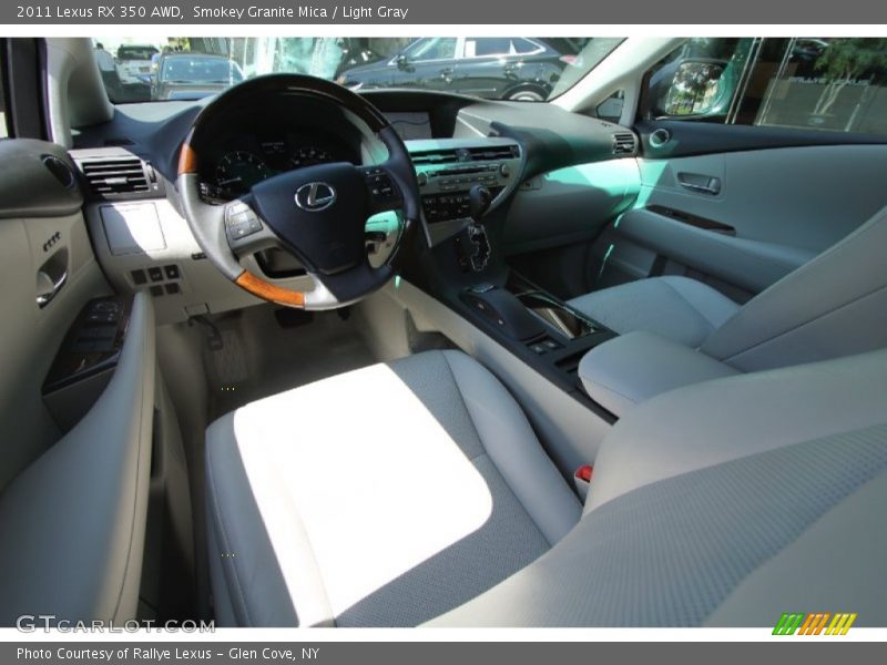 Smokey Granite Mica / Light Gray 2011 Lexus RX 350 AWD