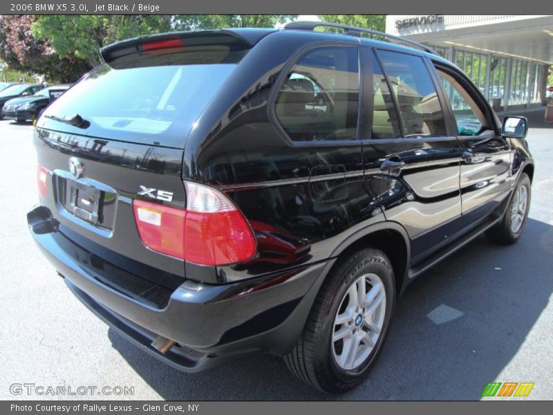 Jet Black / Beige 2006 BMW X5 3.0i