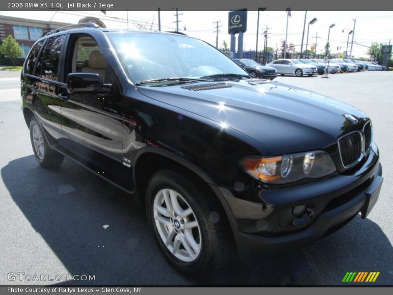 Jet Black / Beige 2006 BMW X5 3.0i