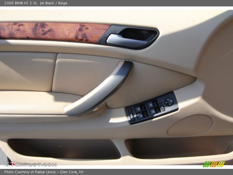 Jet Black / Beige 2006 BMW X5 3.0i