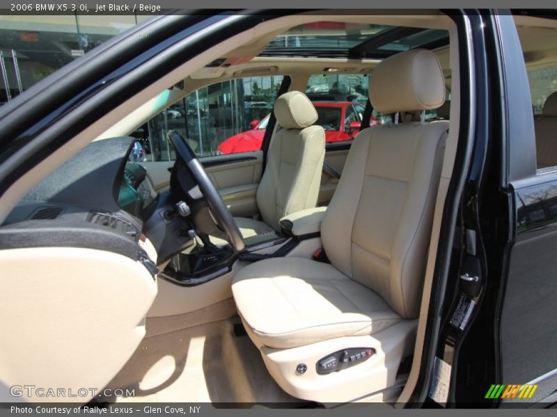 Jet Black / Beige 2006 BMW X5 3.0i