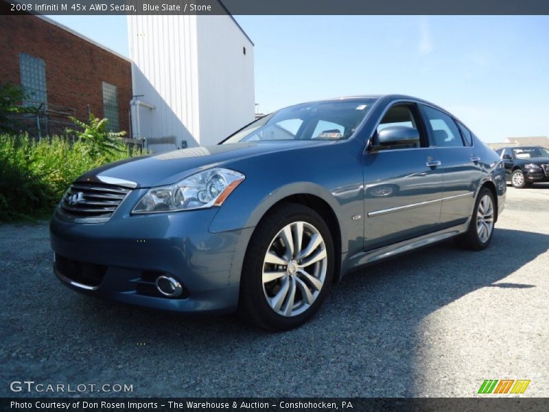 Blue Slate / Stone 2008 Infiniti M 45x AWD Sedan