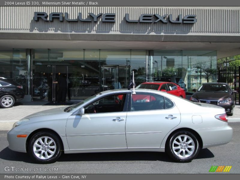 Millennium Silver Metallic / Black 2004 Lexus ES 330