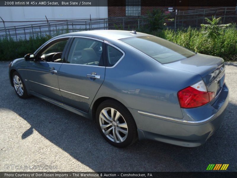 Blue Slate / Stone 2008 Infiniti M 45x AWD Sedan