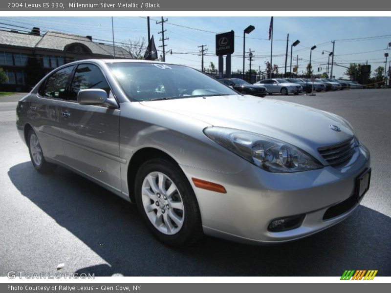 Millennium Silver Metallic / Black 2004 Lexus ES 330