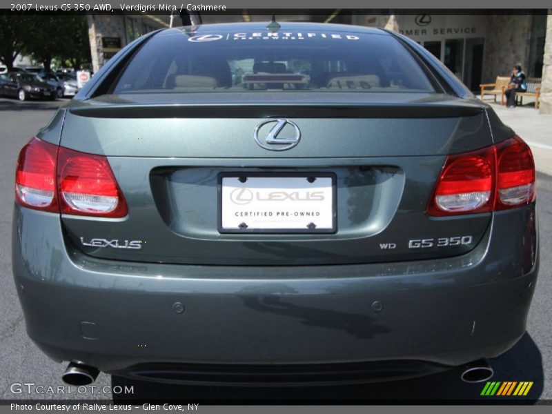 Verdigris Mica / Cashmere 2007 Lexus GS 350 AWD