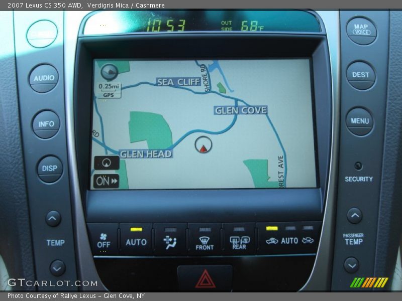 Navigation of 2007 GS 350 AWD
