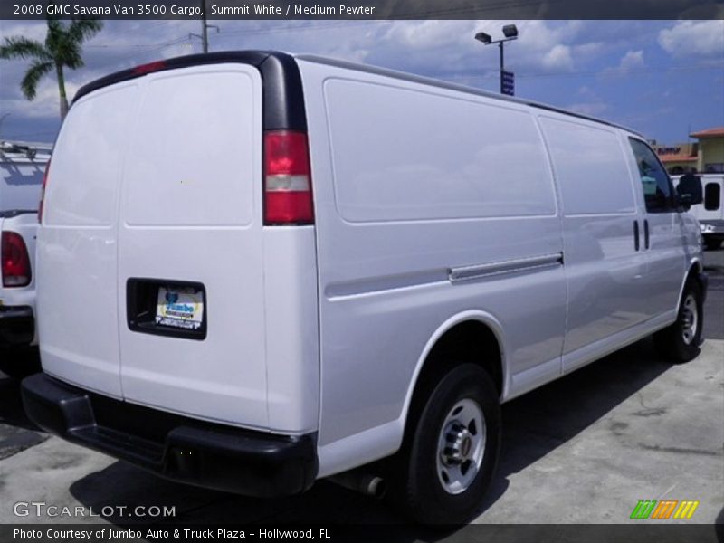 Summit White / Medium Pewter 2008 GMC Savana Van 3500 Cargo