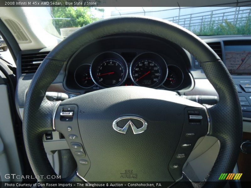Blue Slate / Stone 2008 Infiniti M 45x AWD Sedan