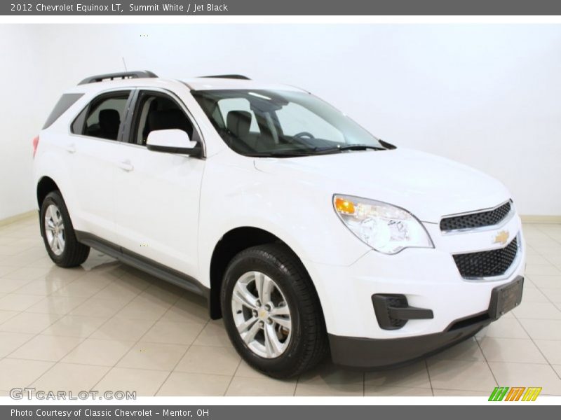 Summit White / Jet Black 2012 Chevrolet Equinox LT
