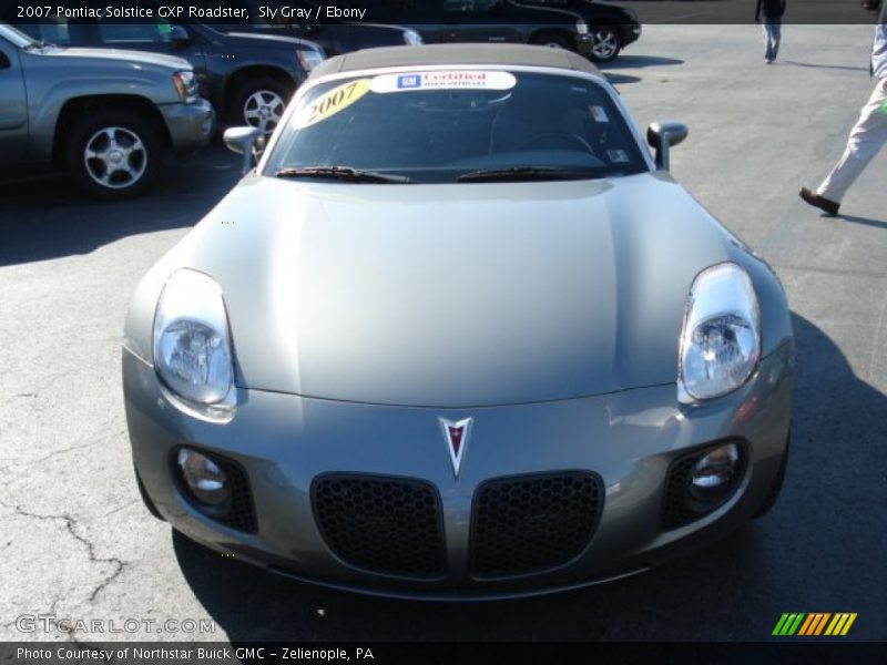 Sly Gray / Ebony 2007 Pontiac Solstice GXP Roadster