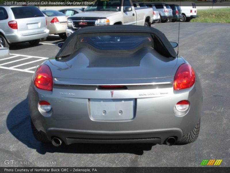 Sly Gray / Ebony 2007 Pontiac Solstice GXP Roadster