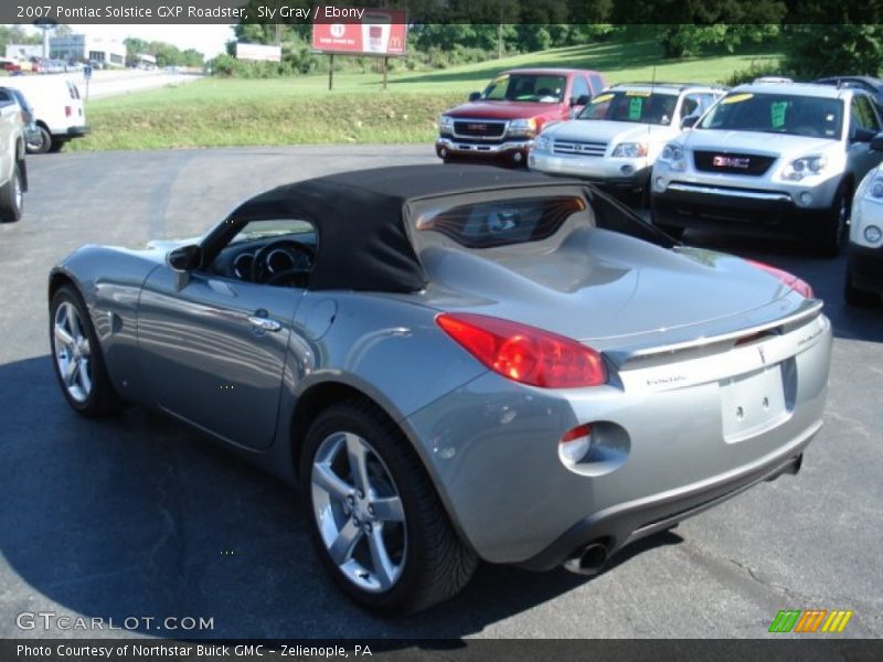 Sly Gray / Ebony 2007 Pontiac Solstice GXP Roadster