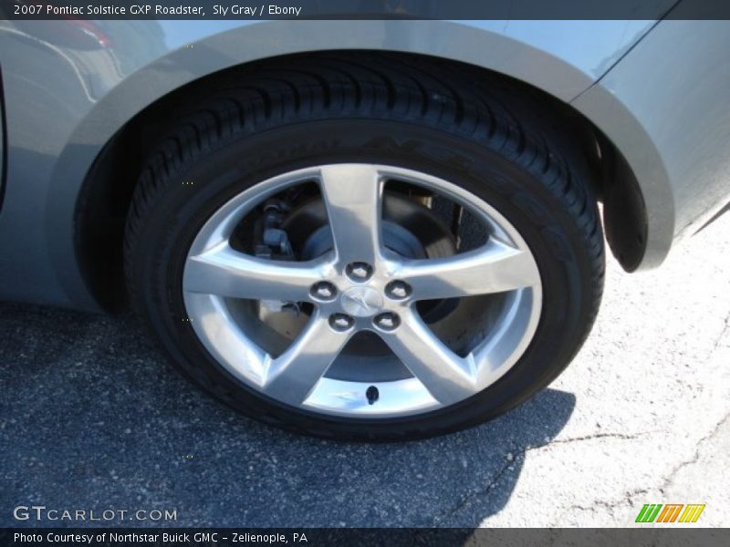 Sly Gray / Ebony 2007 Pontiac Solstice GXP Roadster