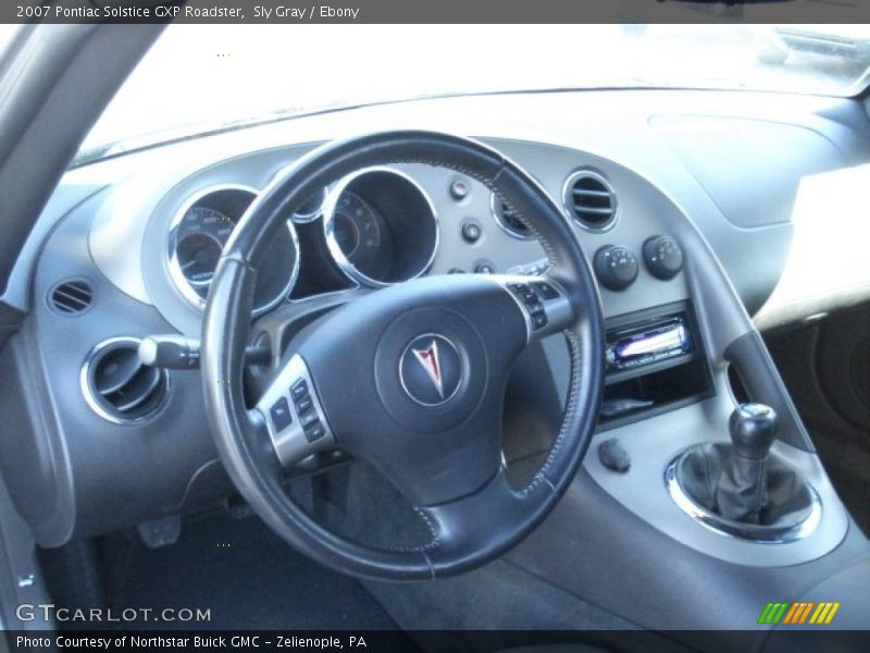 Sly Gray / Ebony 2007 Pontiac Solstice GXP Roadster