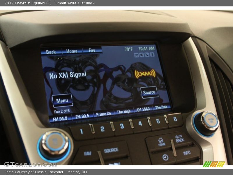 Summit White / Jet Black 2012 Chevrolet Equinox LT