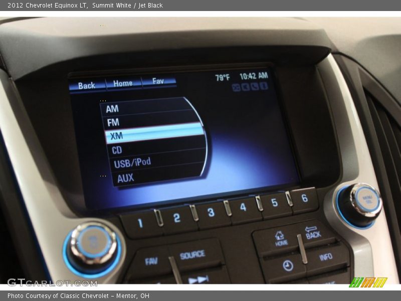 Summit White / Jet Black 2012 Chevrolet Equinox LT