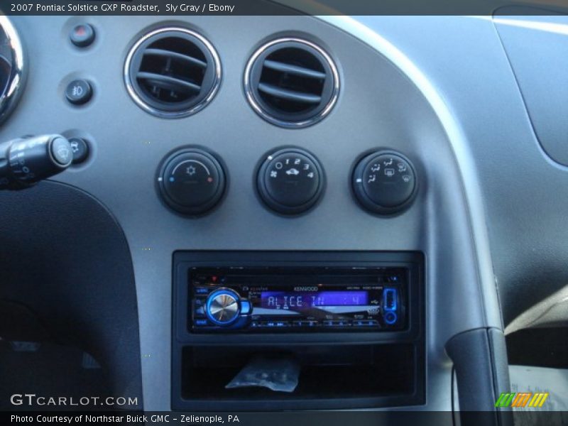 Sly Gray / Ebony 2007 Pontiac Solstice GXP Roadster
