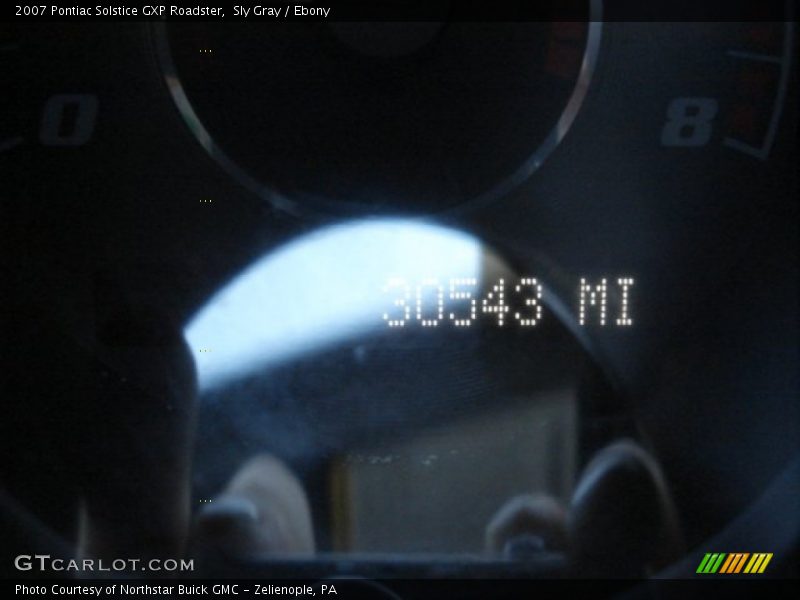 Sly Gray / Ebony 2007 Pontiac Solstice GXP Roadster