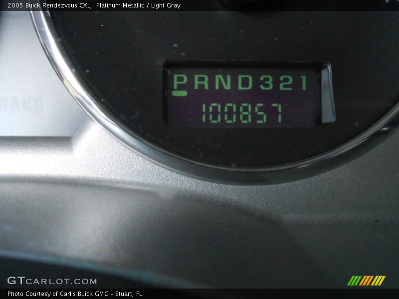 Platinum Metallic / Light Gray 2005 Buick Rendezvous CXL