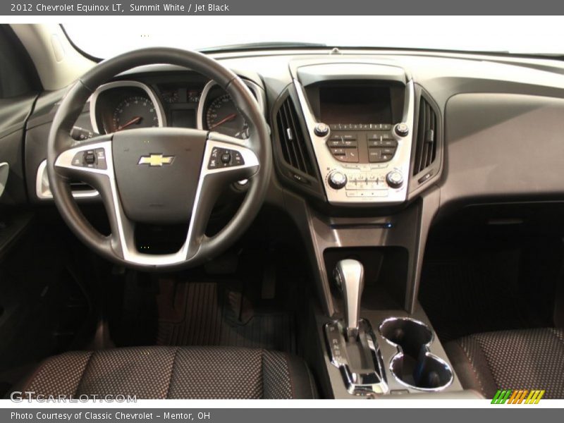 Summit White / Jet Black 2012 Chevrolet Equinox LT