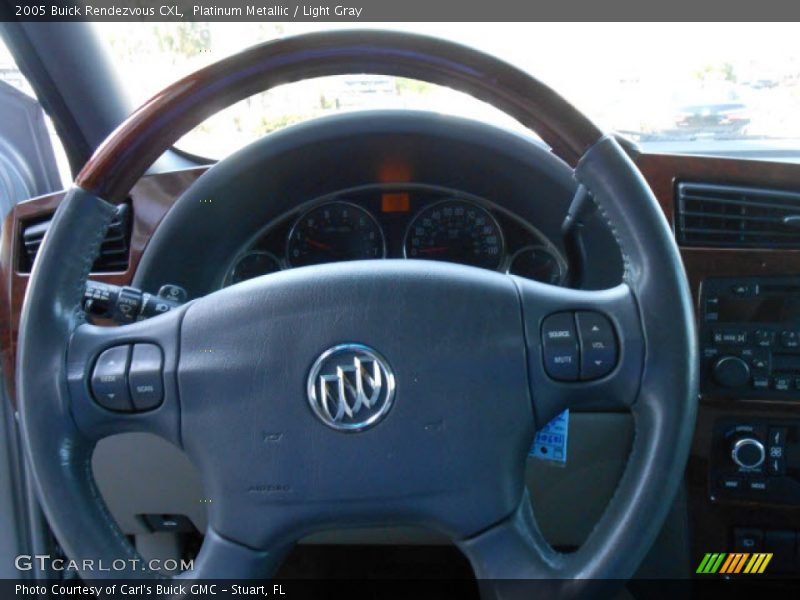 Platinum Metallic / Light Gray 2005 Buick Rendezvous CXL