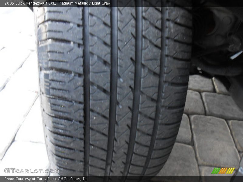 Platinum Metallic / Light Gray 2005 Buick Rendezvous CXL
