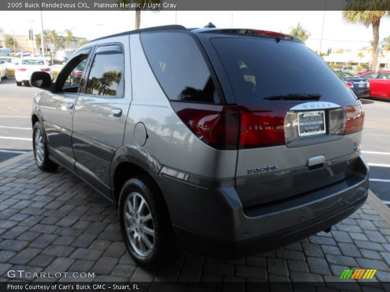 Platinum Metallic / Light Gray 2005 Buick Rendezvous CXL