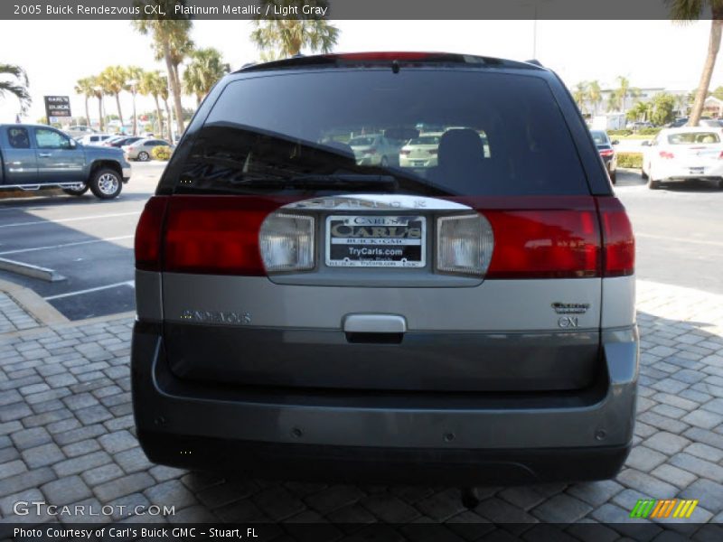 Platinum Metallic / Light Gray 2005 Buick Rendezvous CXL