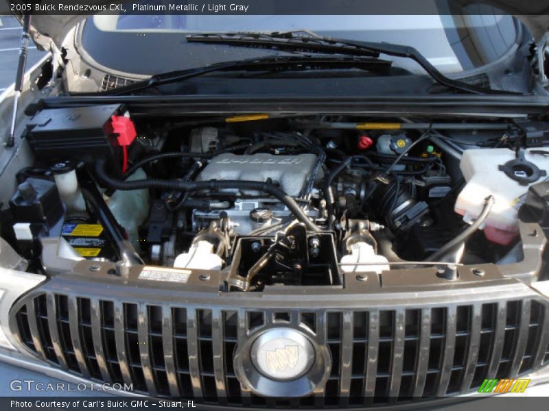 Platinum Metallic / Light Gray 2005 Buick Rendezvous CXL