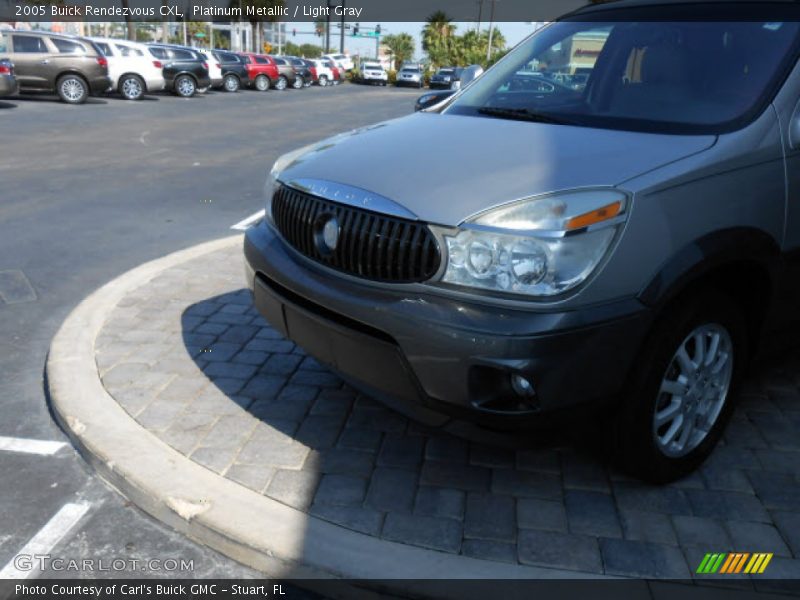 Platinum Metallic / Light Gray 2005 Buick Rendezvous CXL