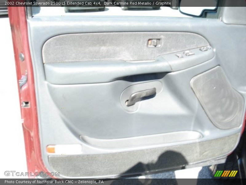 Dark Carmine Red Metallic / Graphite 2002 Chevrolet Silverado 2500 LS Extended Cab 4x4