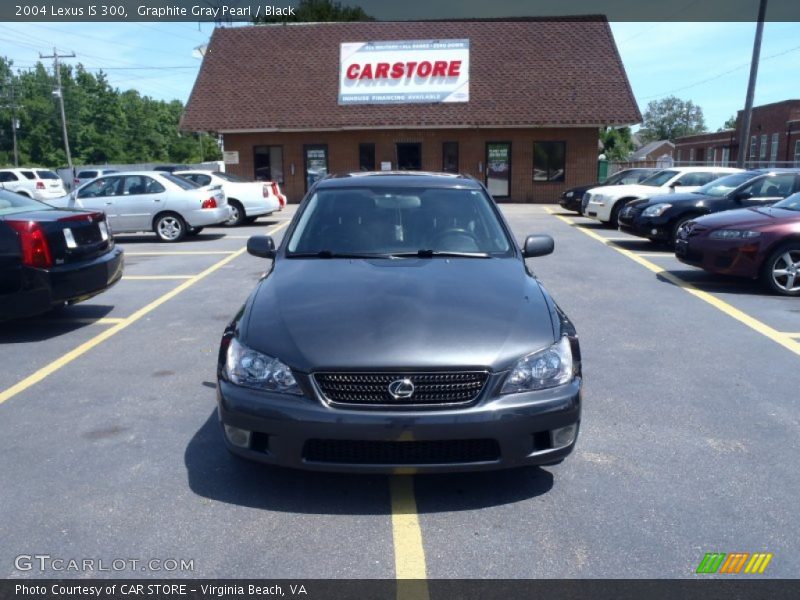Graphite Gray Pearl / Black 2004 Lexus IS 300