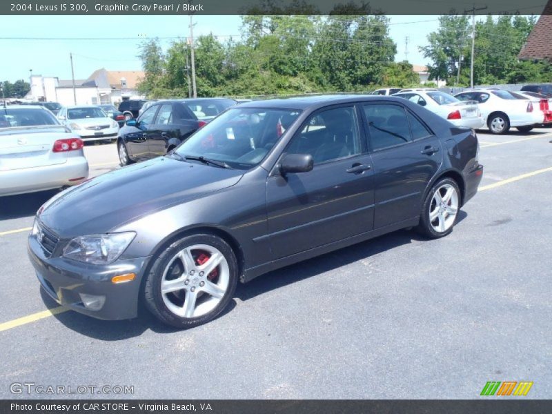 Graphite Gray Pearl / Black 2004 Lexus IS 300