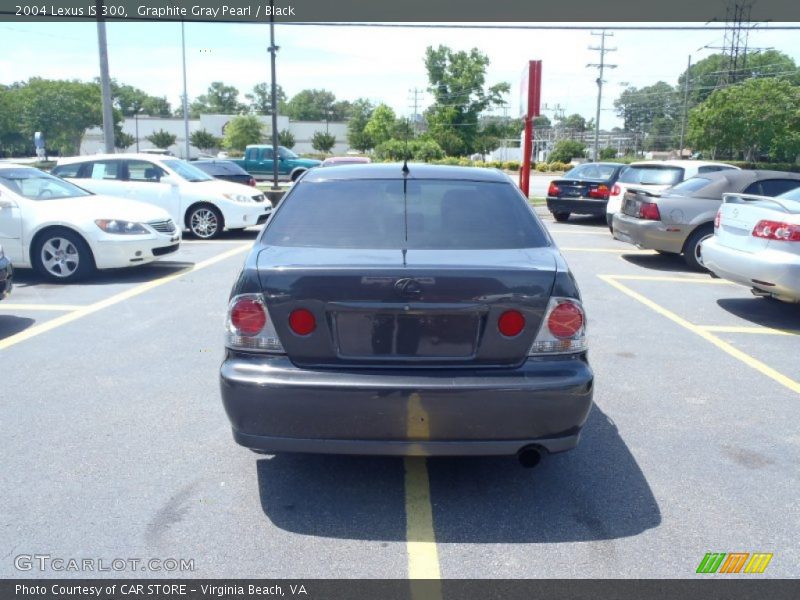 Graphite Gray Pearl / Black 2004 Lexus IS 300