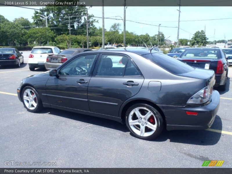 Graphite Gray Pearl / Black 2004 Lexus IS 300