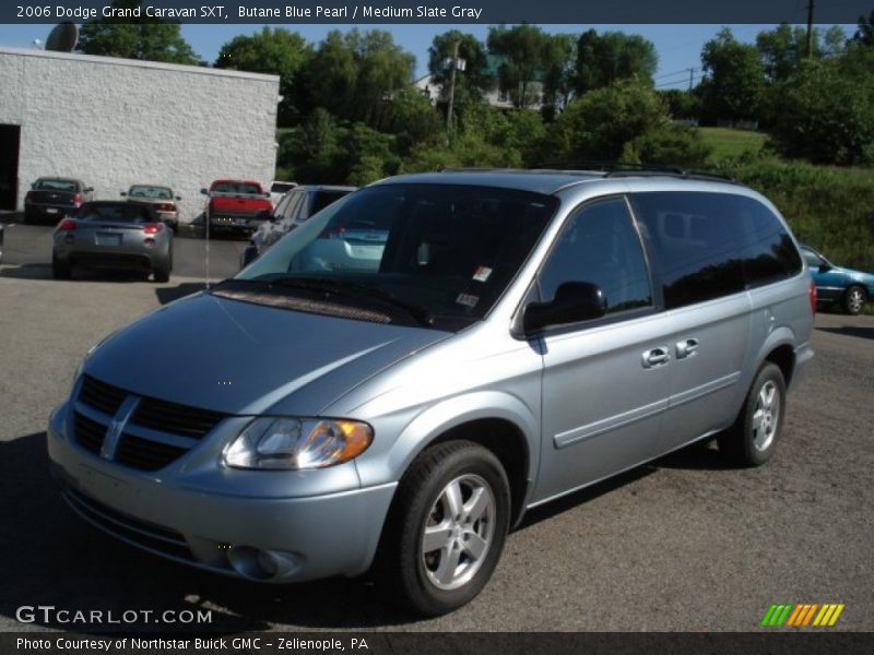 Butane Blue Pearl / Medium Slate Gray 2006 Dodge Grand Caravan SXT