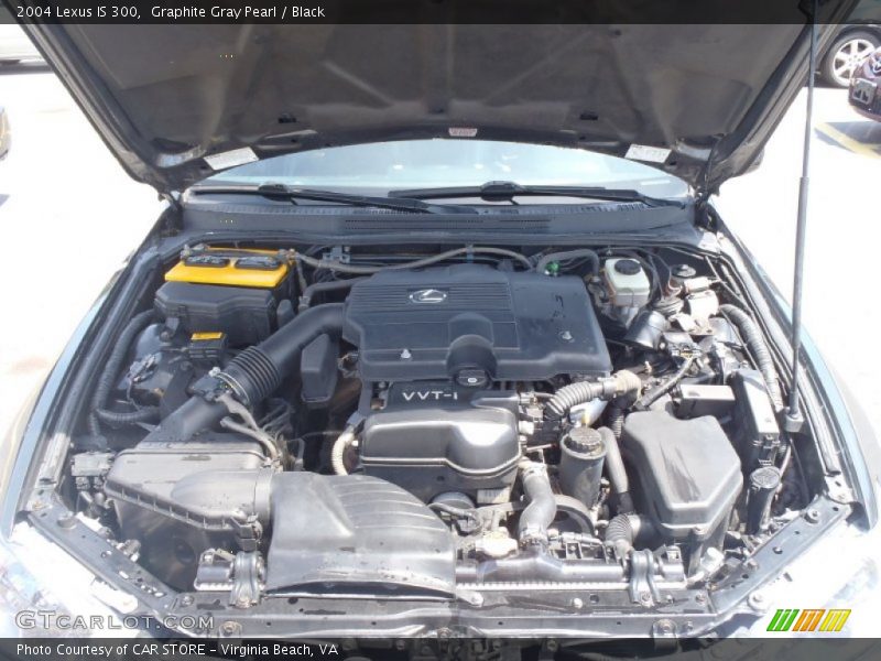 Graphite Gray Pearl / Black 2004 Lexus IS 300