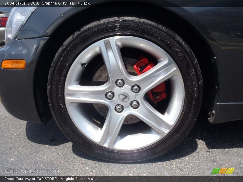 Graphite Gray Pearl / Black 2004 Lexus IS 300