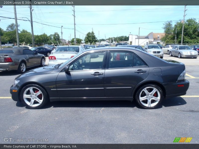 Graphite Gray Pearl / Black 2004 Lexus IS 300