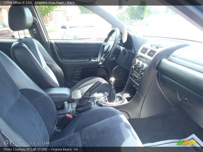 Graphite Gray Pearl / Black 2004 Lexus IS 300