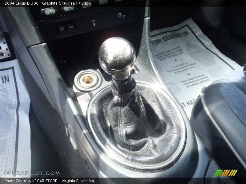 Graphite Gray Pearl / Black 2004 Lexus IS 300