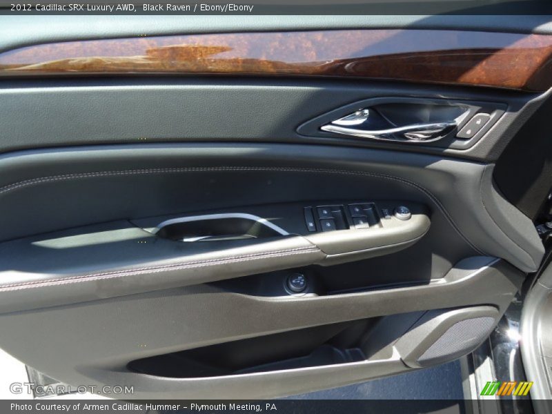 Black Raven / Ebony/Ebony 2012 Cadillac SRX Luxury AWD