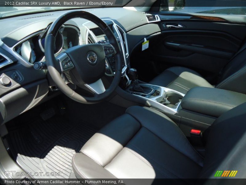 Black Raven / Ebony/Ebony 2012 Cadillac SRX Luxury AWD