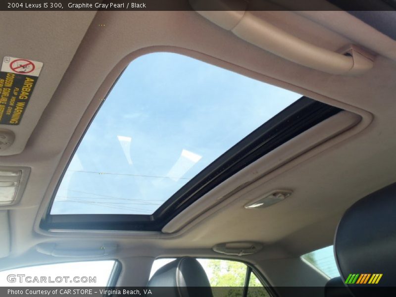 Graphite Gray Pearl / Black 2004 Lexus IS 300