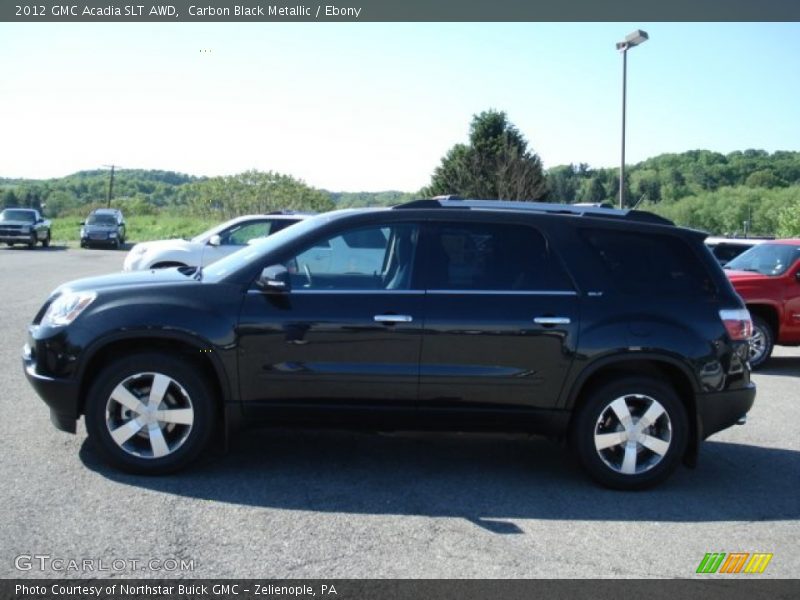 Carbon Black Metallic / Ebony 2012 GMC Acadia SLT AWD