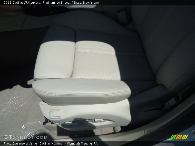 Platinum Ice Tricoat / Shale/Brownstone 2012 Cadillac SRX Luxury