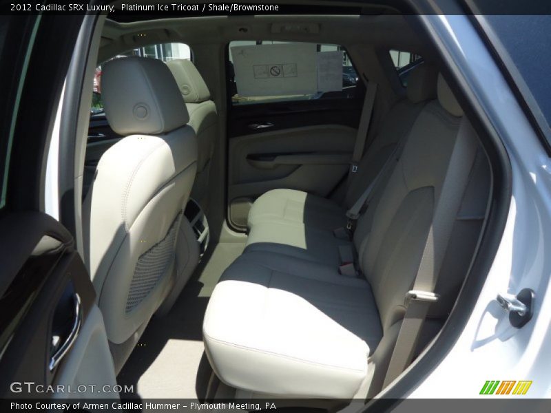 Platinum Ice Tricoat / Shale/Brownstone 2012 Cadillac SRX Luxury
