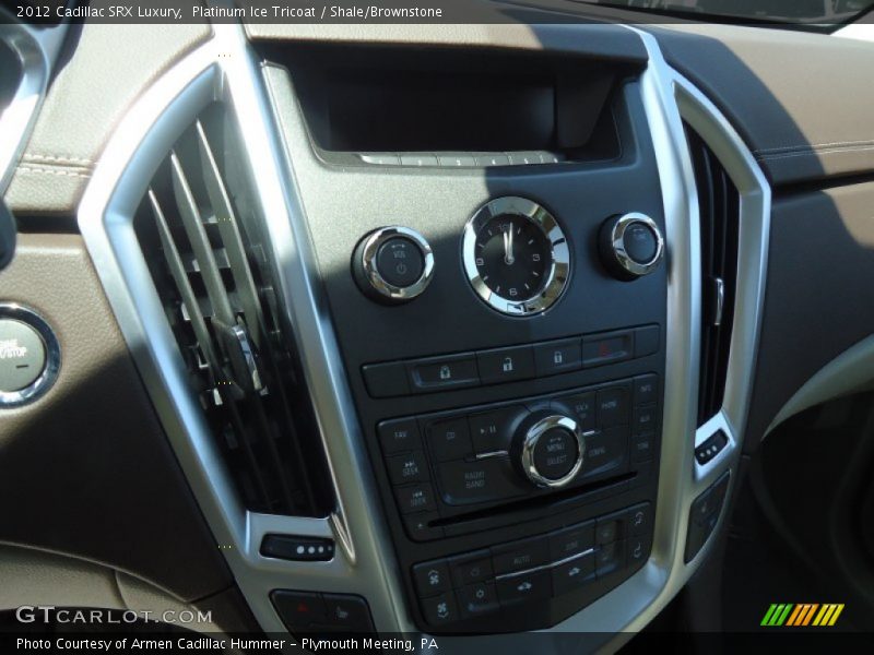 Platinum Ice Tricoat / Shale/Brownstone 2012 Cadillac SRX Luxury