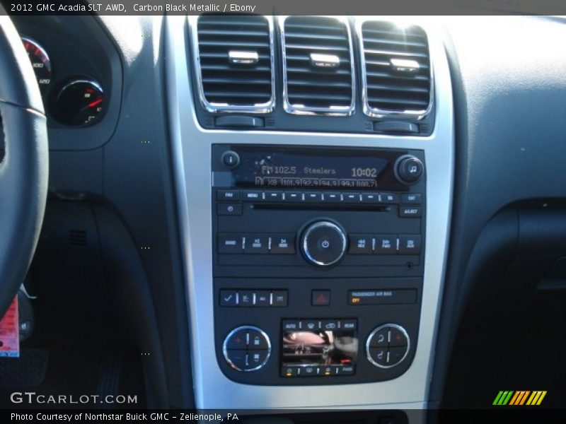 Carbon Black Metallic / Ebony 2012 GMC Acadia SLT AWD